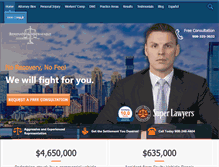 Tablet Screenshot of dmlawyer.com